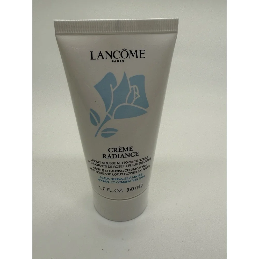 Lancome Creme Mousse Confort Comforting Cleanser & Crème Radiance 1.7FLOz 50mL e